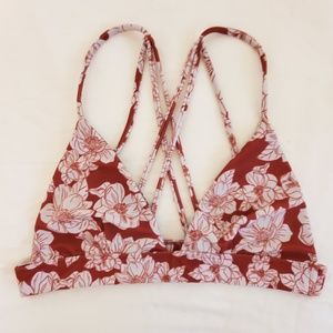 Acacia Swimwear medium Awapuhi top Rust Magnolia
